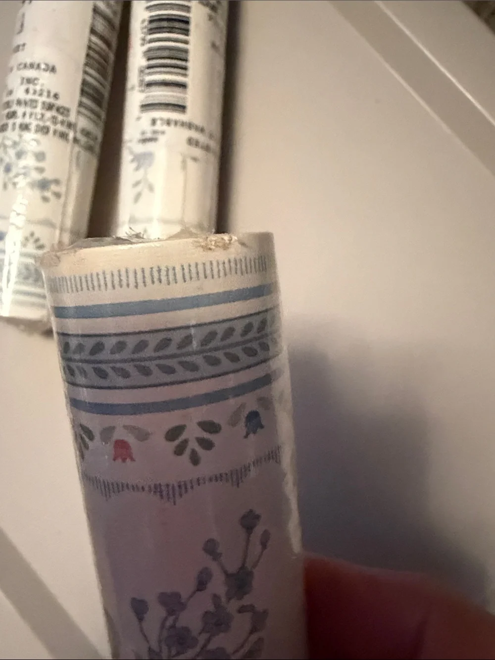 80’s/90s. VINTAGE Floral Prepasted Strippable Wallpaper border! 3 NEW Rolls!